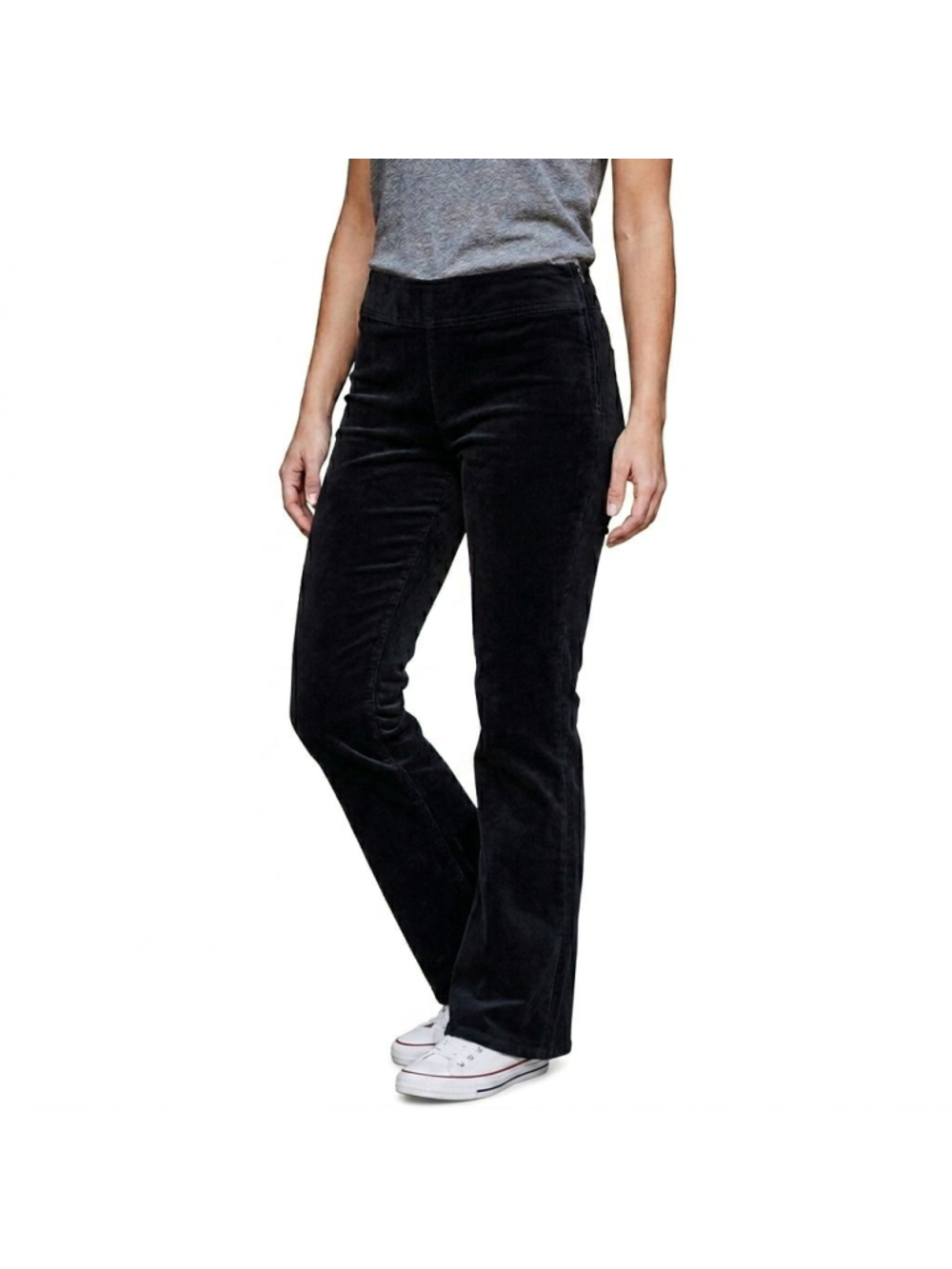 We The Free Black Velvet Boot Pants Medium